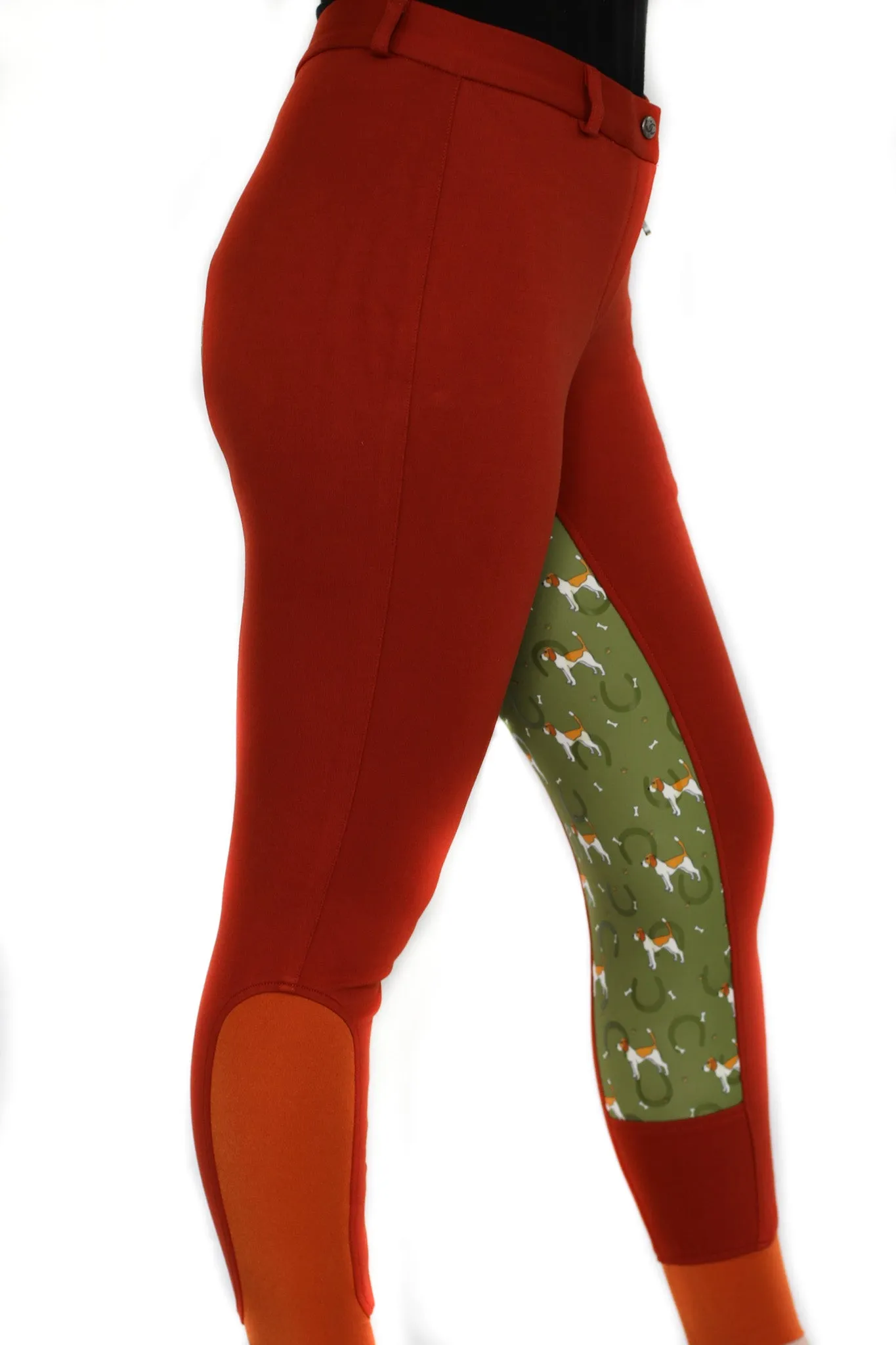 Curvy Mare | High-Waist Breech | Rust   Hounds