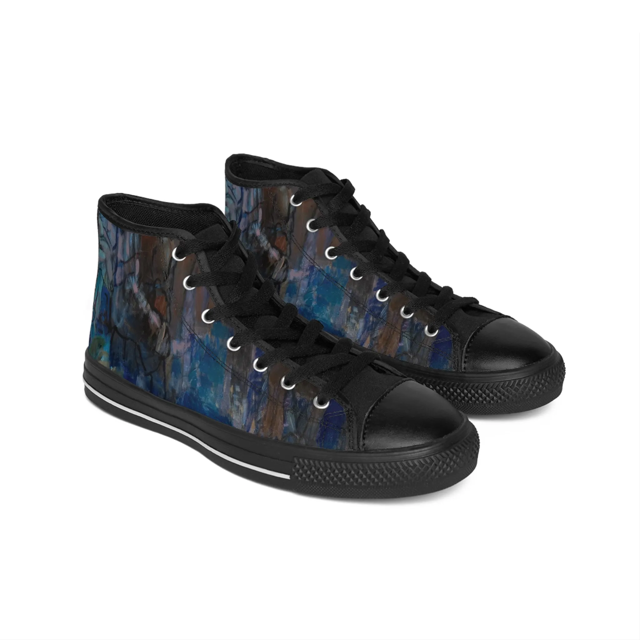 Deep dark Vibes - High-Top Sneakers
