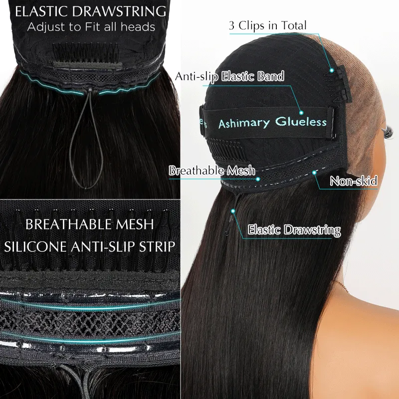 Double Drawn High Density Pre-Cut Lace Bob 13x4 Transparent Lace Frontal Wigs Pre Bleached Knots