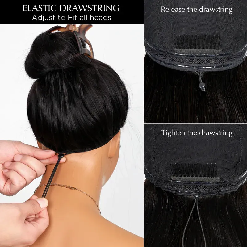 Double Drawn High Density Pre-Cut Lace Bob 13x4 Transparent Lace Frontal Wigs Pre Bleached Knots