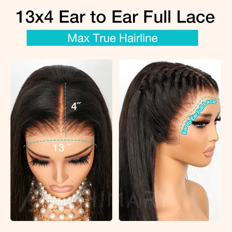 Double Drawn High Density Pre-Cut Lace Bob 13x4 Transparent Lace Frontal Wigs Pre Bleached Knots