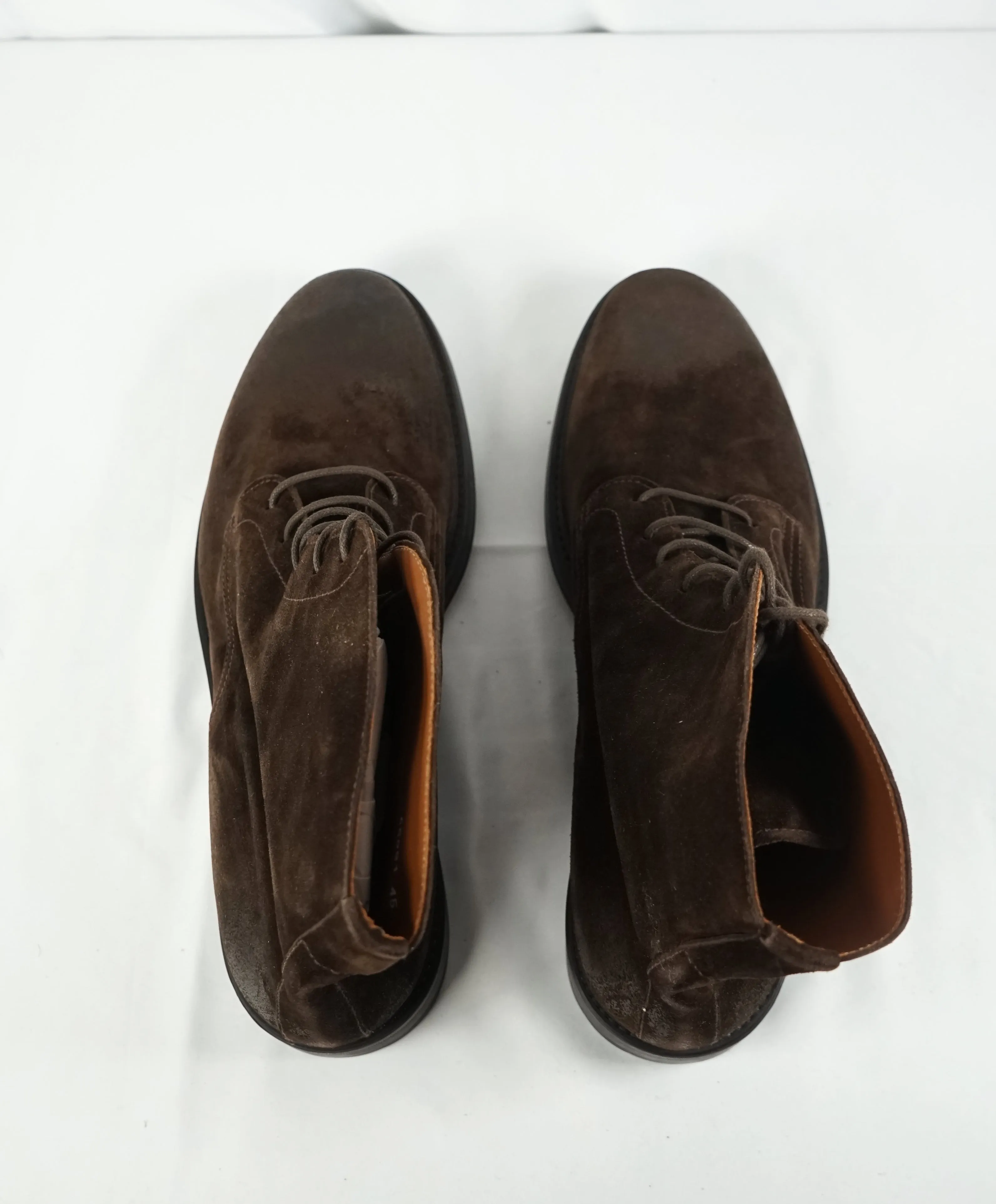 DOUCAL’S - Hight Top Weathered Distressed Suede Boots - 12