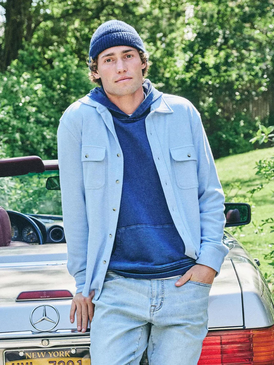 Dunewood Flannel | Light Blue Twill