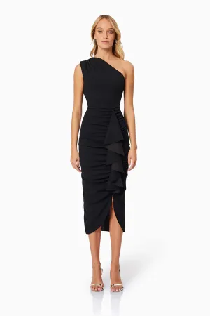 Elliatt- Jade Midi Dress- Black