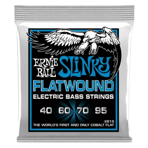 Ernie Ball Extra Slinky Flatwound Electric Bass String, 40-95 Gauge