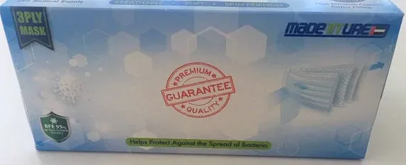 Face Mask-3 Ply Disposable - Box