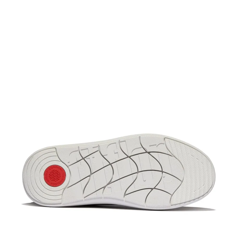 FitFlop RTG Leather Suede Sneakers - Black