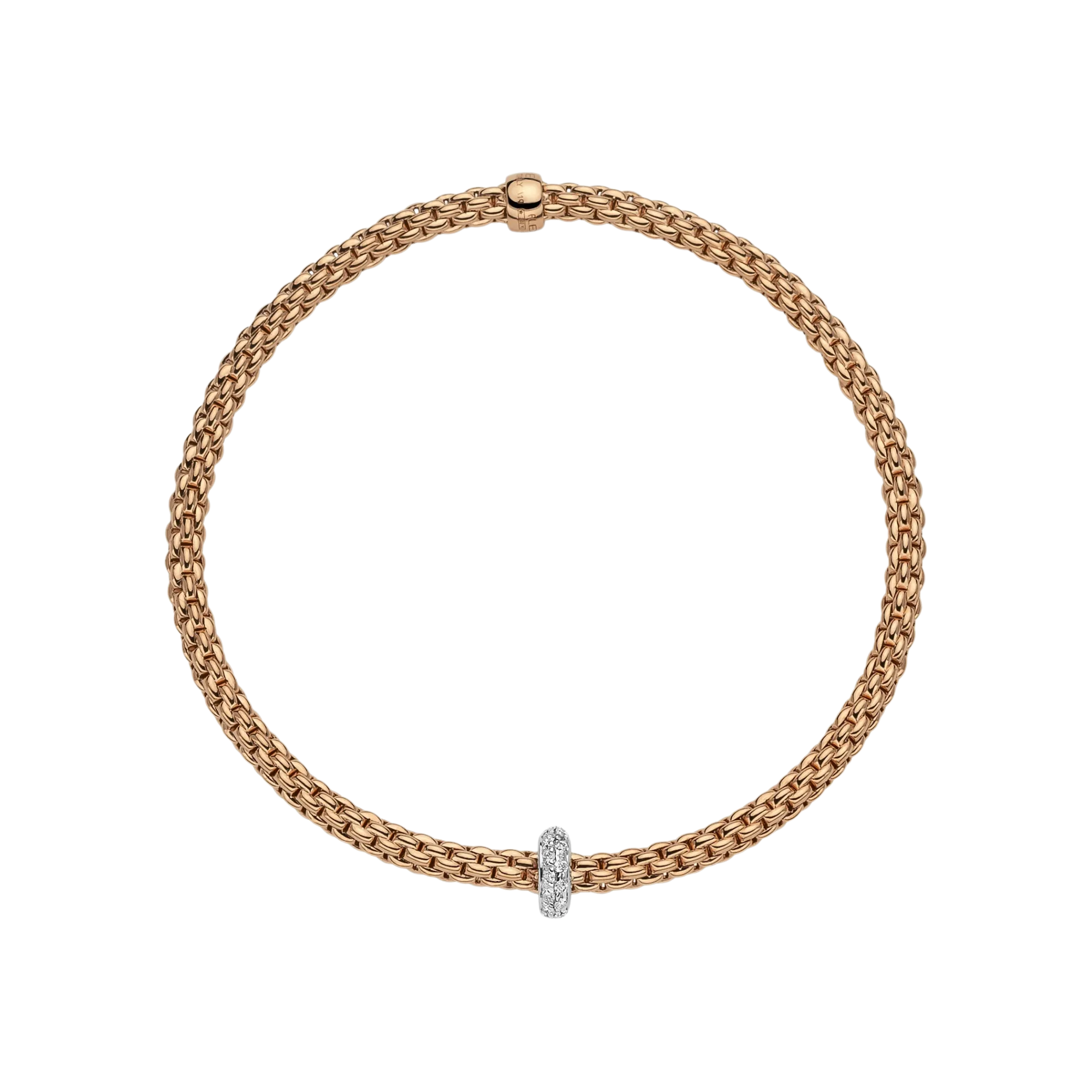 Fope Prima Flex'it bracelet with diamonds