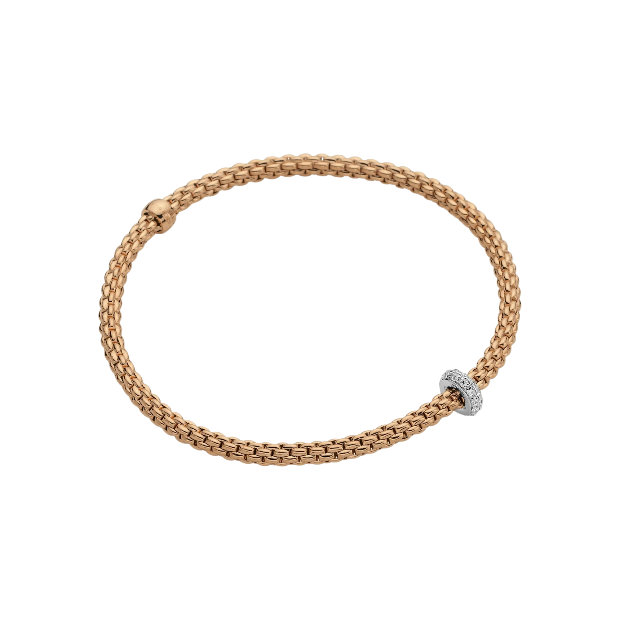 Fope Prima Flex'it bracelet with diamonds