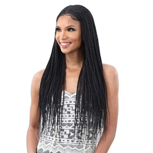 Freetress Equal Synthetic Premium Braid Lace Wig - LONG BOX BRAIDS