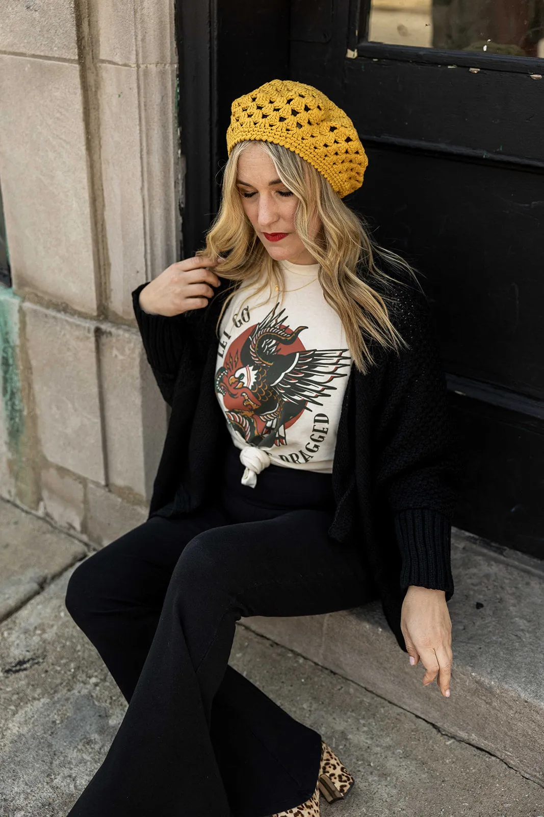 genevieve crochet beanie