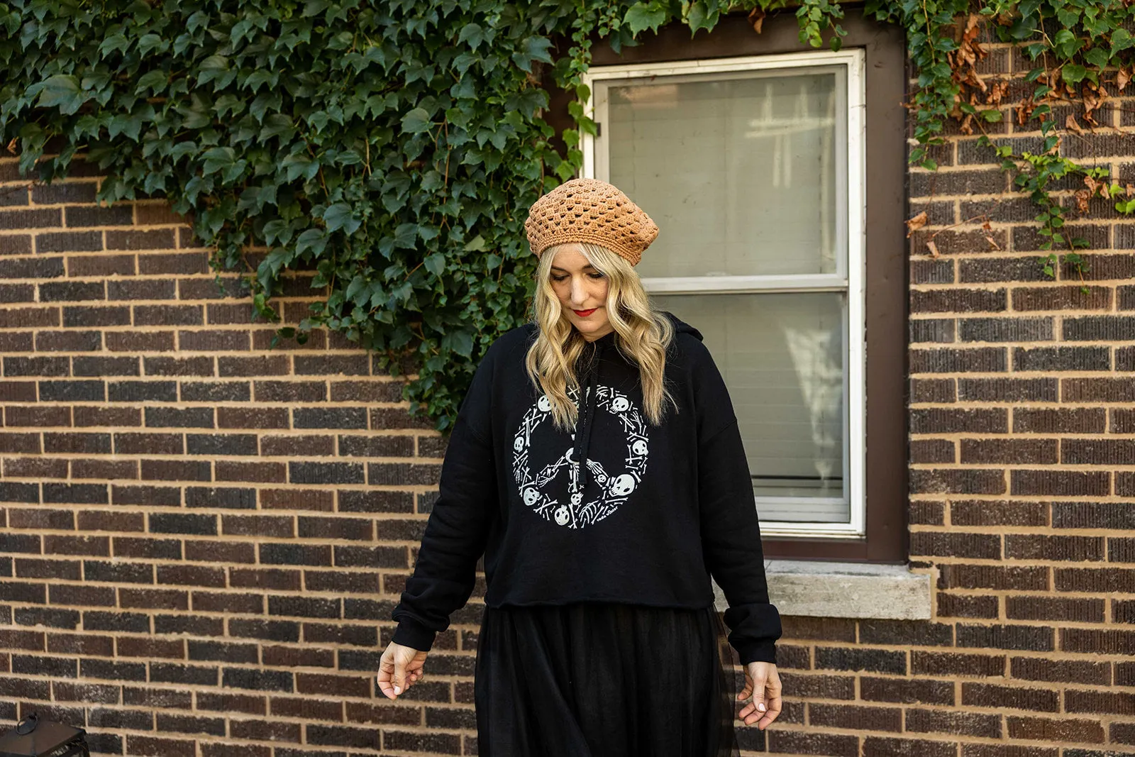 genevieve crochet beanie
