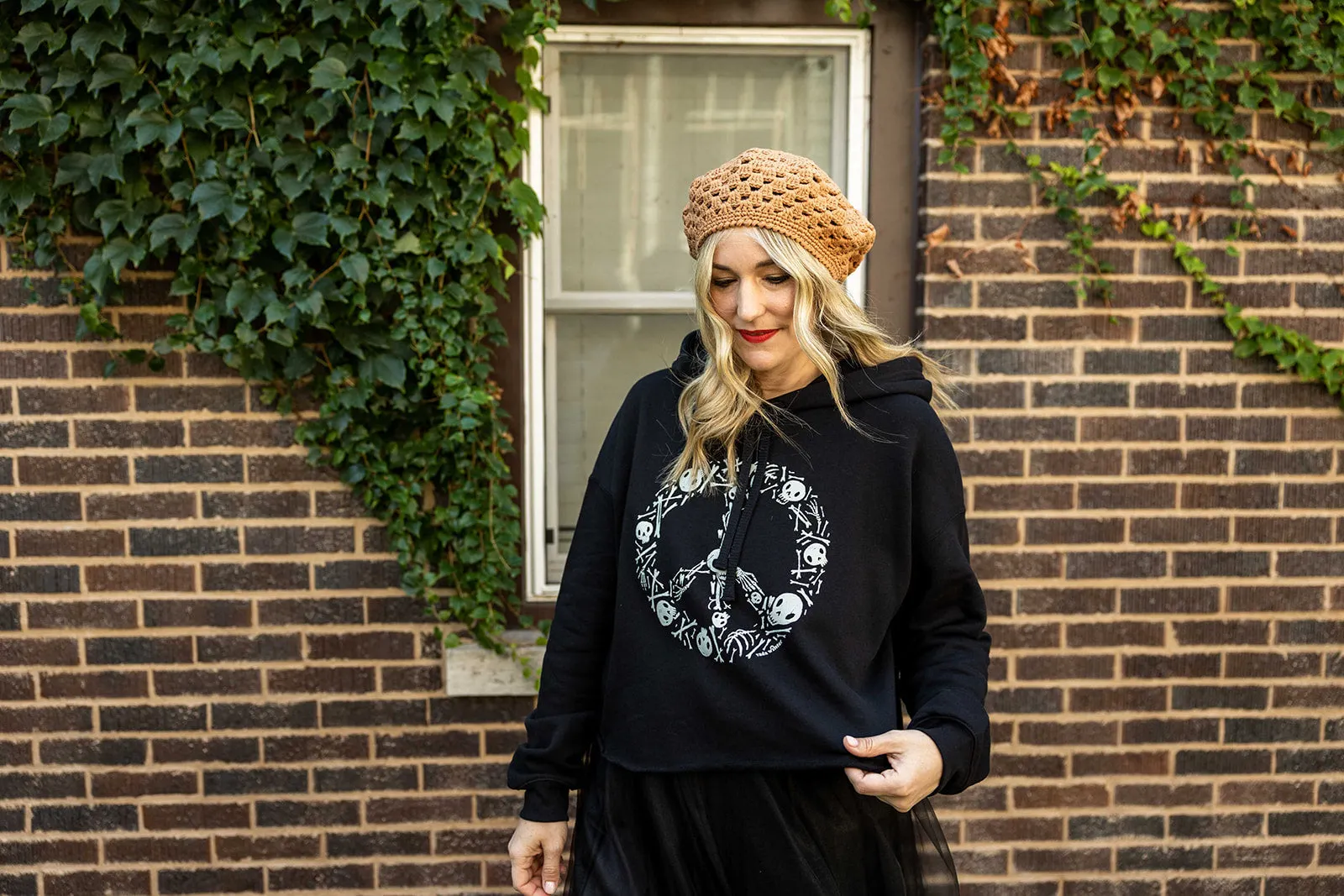 genevieve crochet beanie
