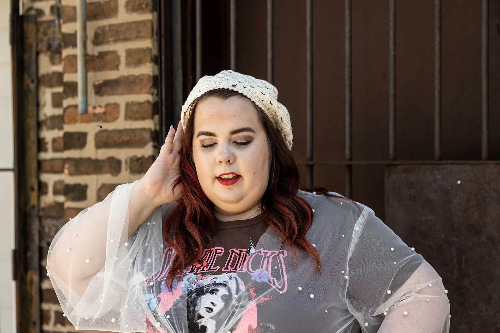 genevieve crochet beanie