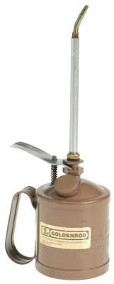 Goldenrod® Heavy Duty Pump Oilers, 1 pt, Lever Action, Flexible 10 in Spout, 120-C3