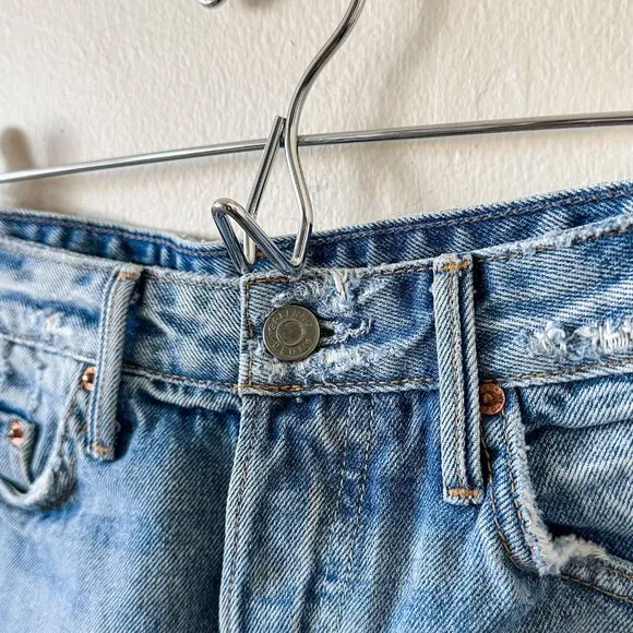 GRLFRND Distressed Denim Shorts - Size 27