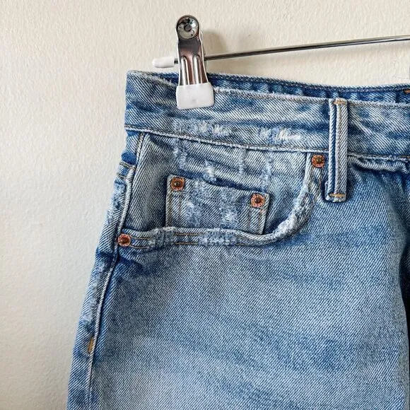 GRLFRND Distressed Denim Shorts - Size 27