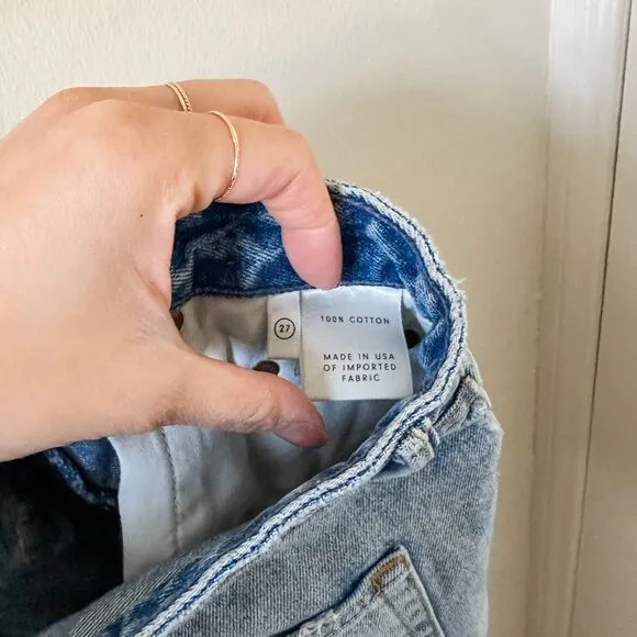 GRLFRND Distressed Denim Shorts - Size 27