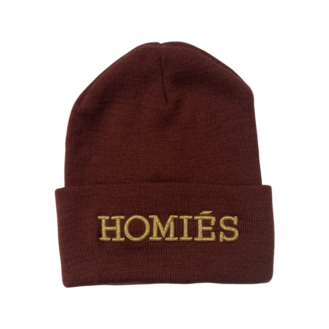 HOMIÉS RUST / GOLD BEANIE
