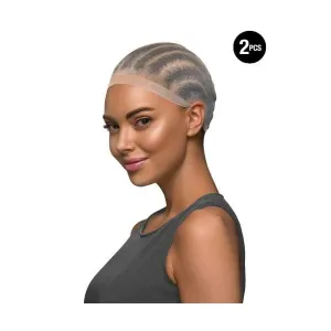 Invisible HD Wig Cap Ultra Thin for Bald Cap Method (2Pcs) - WCAP01 - (C)