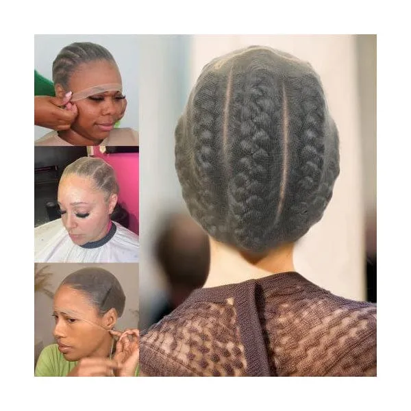 Invisible HD Wig Cap Ultra Thin for Bald Cap Method (2Pcs) - WCAP01 - (C)