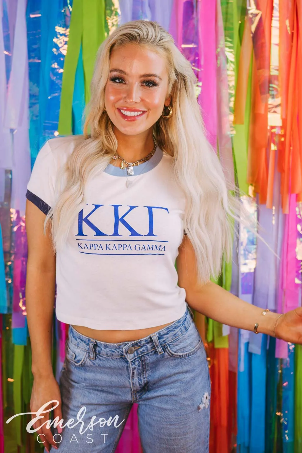 Kappa Kappa Gamma Baby Ringer Tee