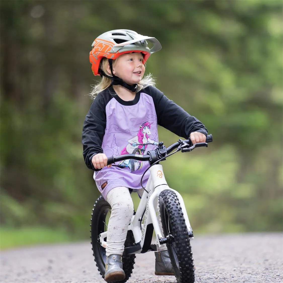 Kids Ride Shotgun - Kids Windproof LS MTB Jersey