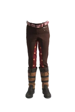 Kid's Signature Mid-Waist Breech | Mocha   Fox