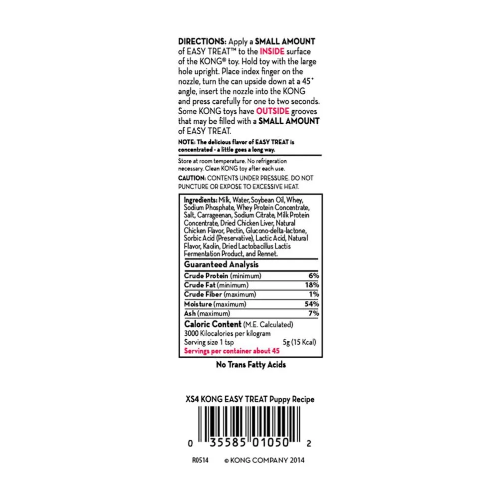 Kong Easy Treat Chicken Liver Flavour Puppy Can (227g/8oz)