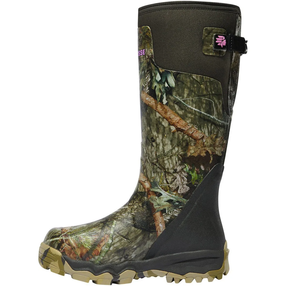 Lacrosse Women's Alphaburly Pro 15" WP Rubber Hunt Boot Mossy Oak 376008