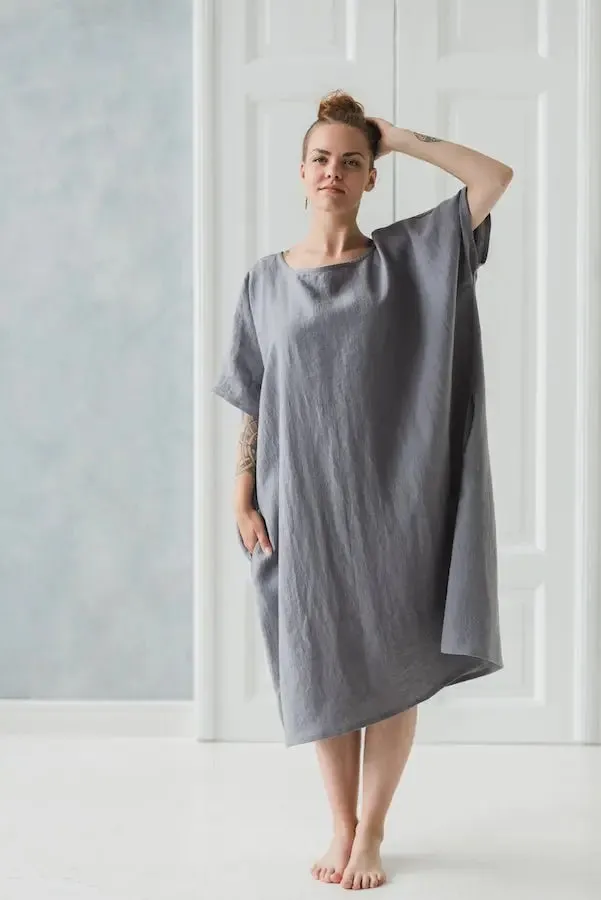 Large Linen Dress