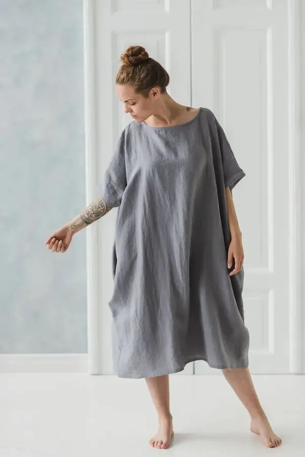 Large Linen Dress