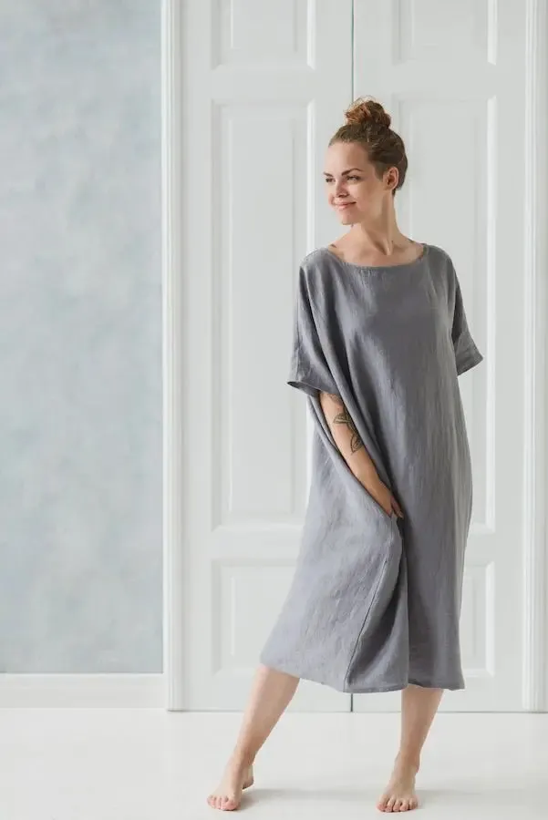 Large Linen Dress