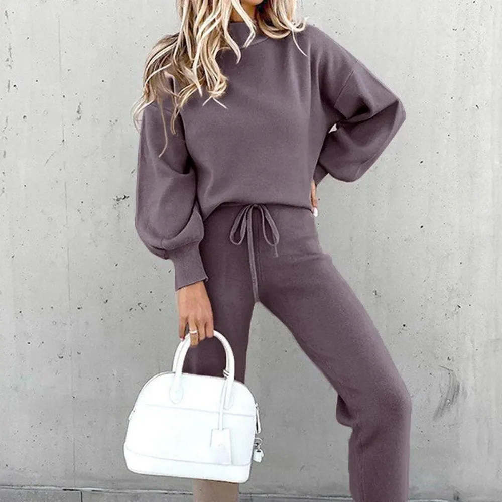 LEAI - Zweiteiliges Lounge-Set in Creme – Komfort trifft Chic