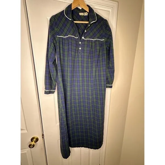 L.L. Bean 100% Cotton Size Small Vintage Nightgown