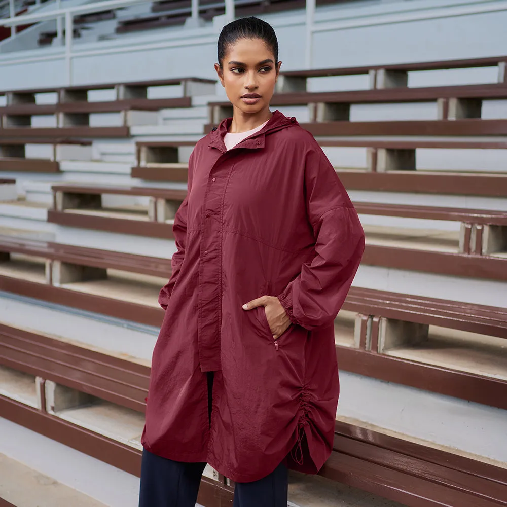 Long Parka - Burgundy
