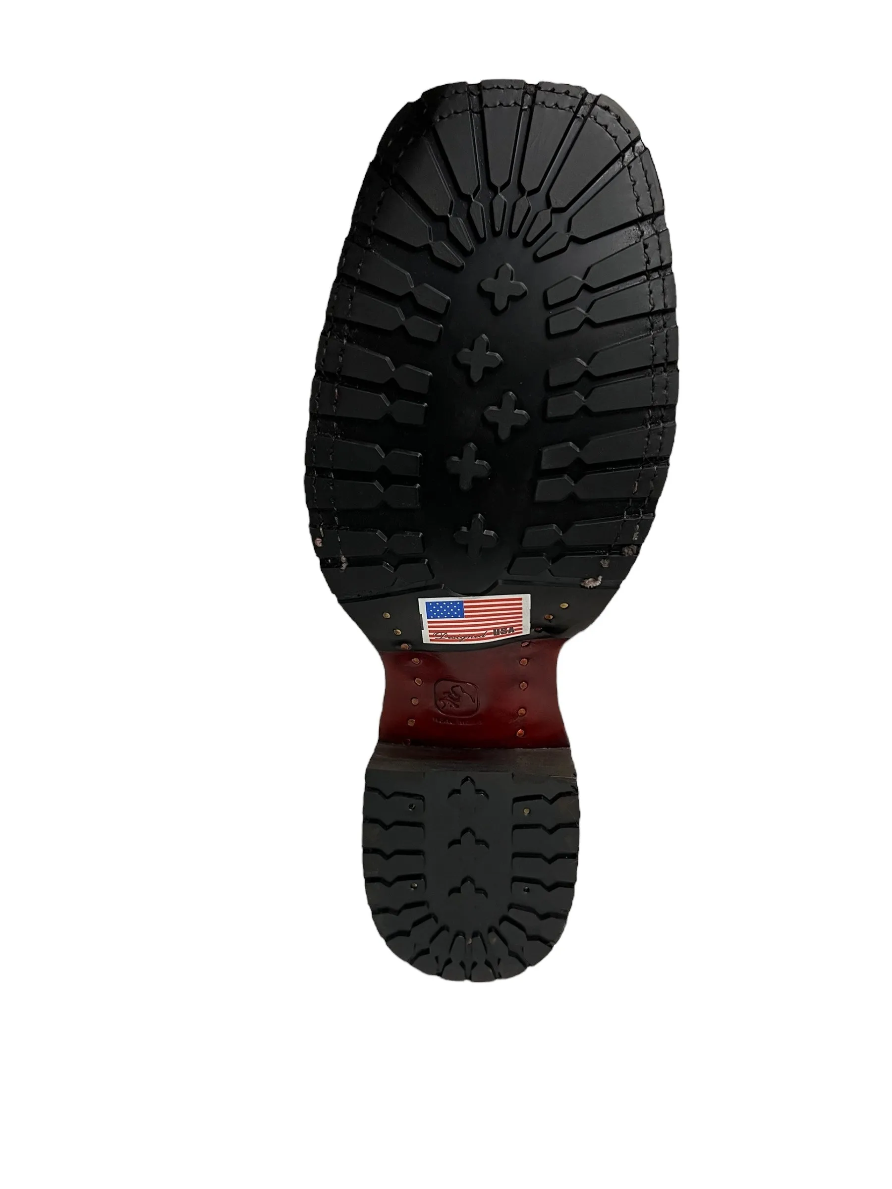 Los Altos Belmont Black Square Toe Tractor - 84TBM2105
