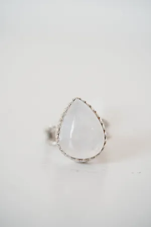 Lyra Ring | Rainbow Moonstone