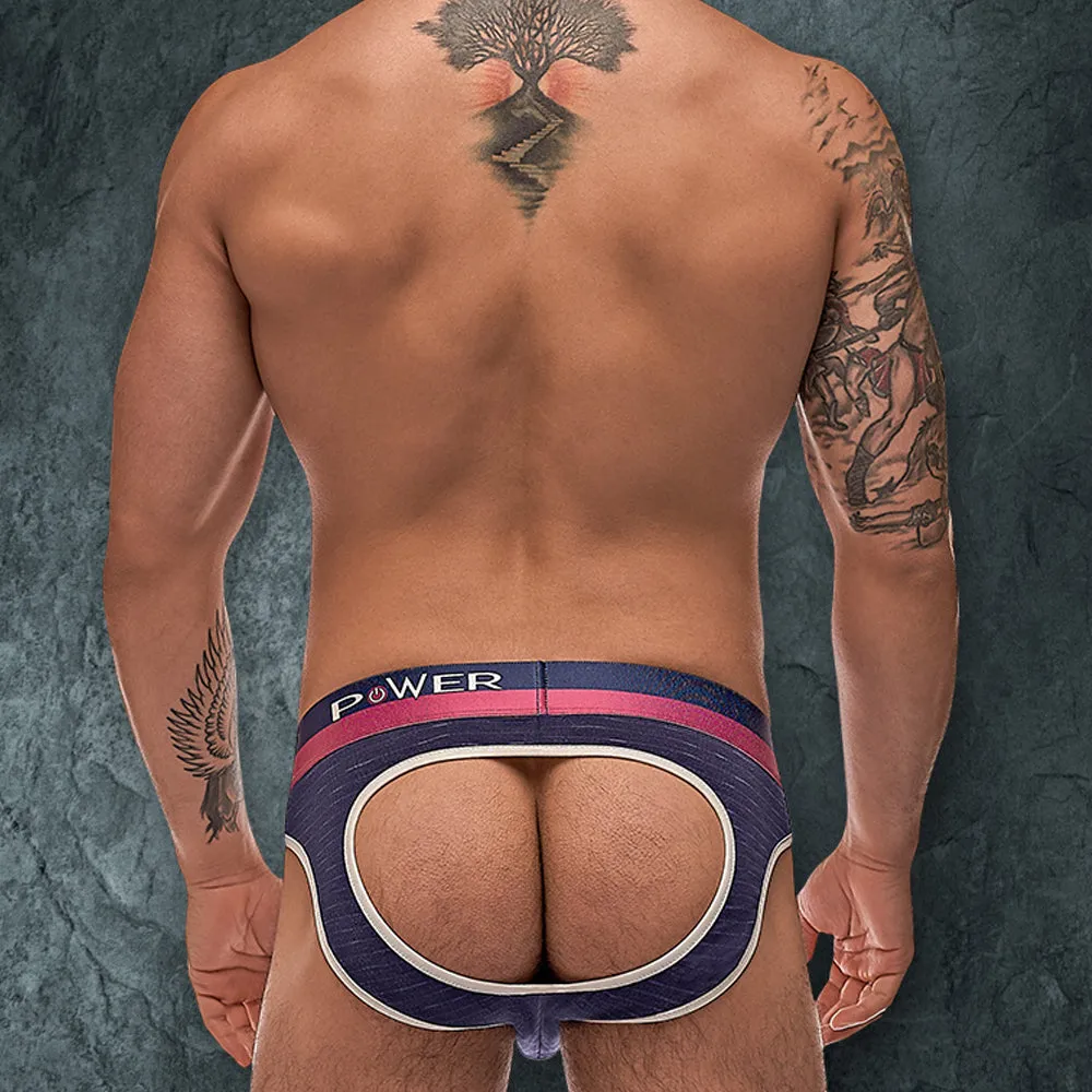 Male Power 302246 French Terry Cutout Moonshine