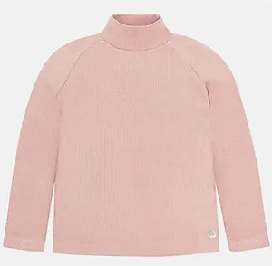 Mayoral Girls Pink High Neck Top : Sizes 2 to 9