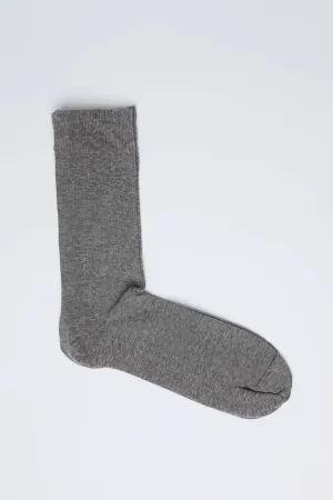Men Cotton Socks  Dark Grey