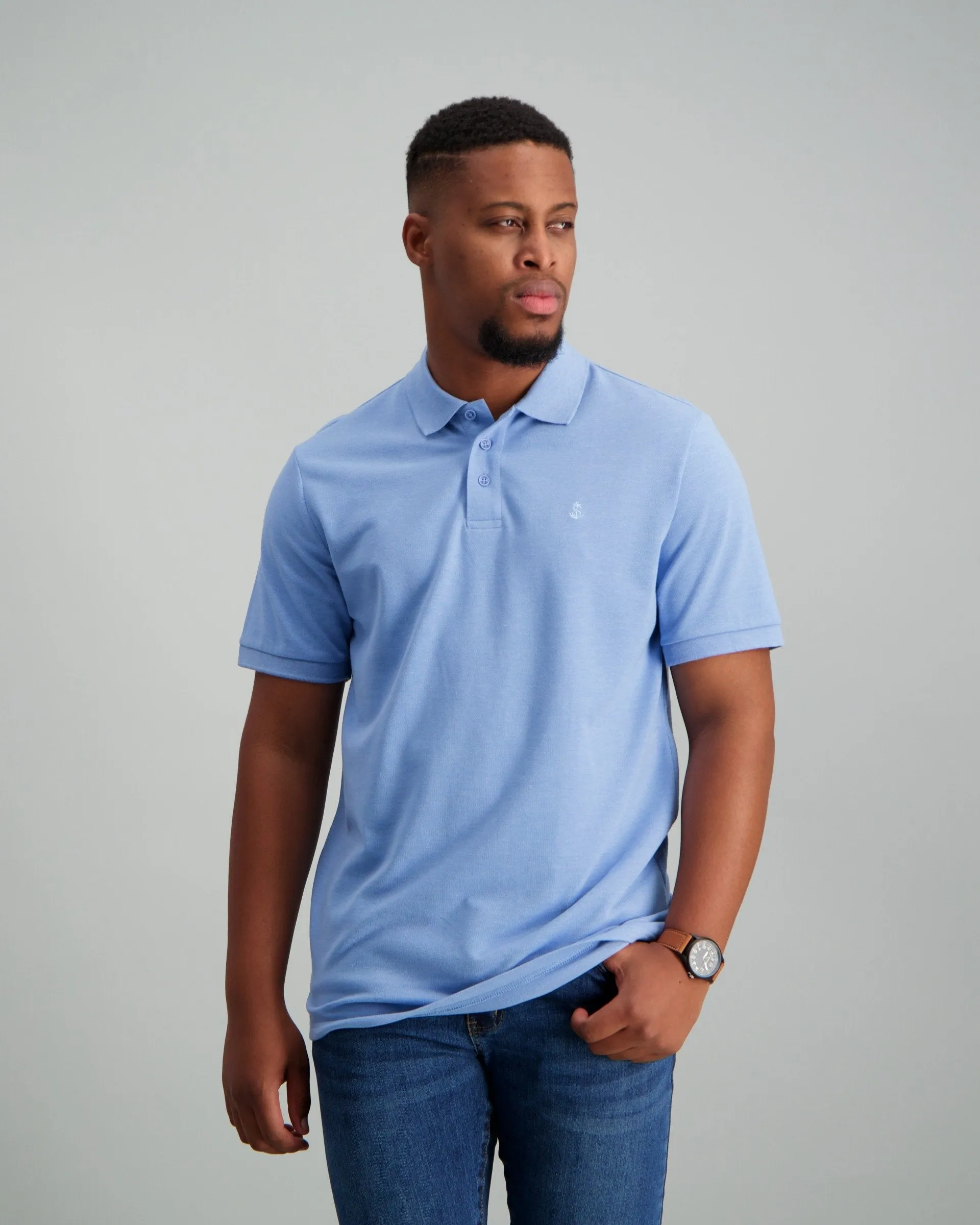Mens - Basic Golfer Tex - Mid Blue