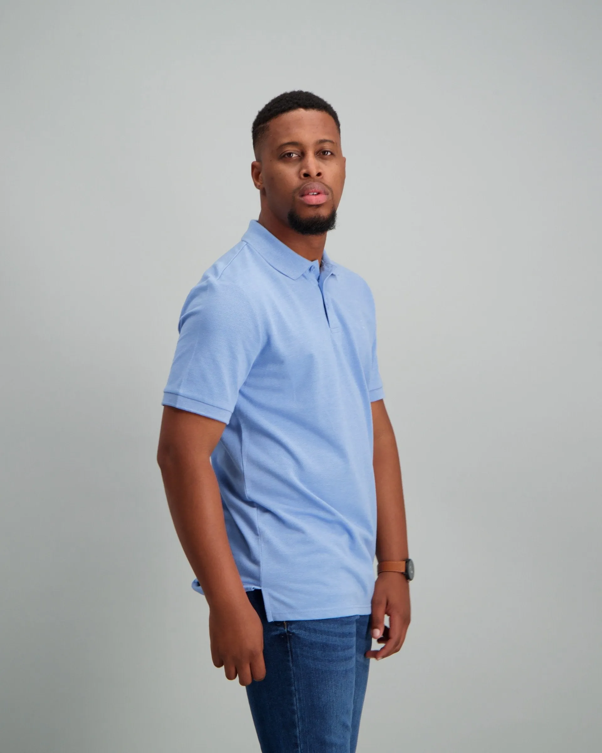 Mens - Basic Golfer Tex - Mid Blue