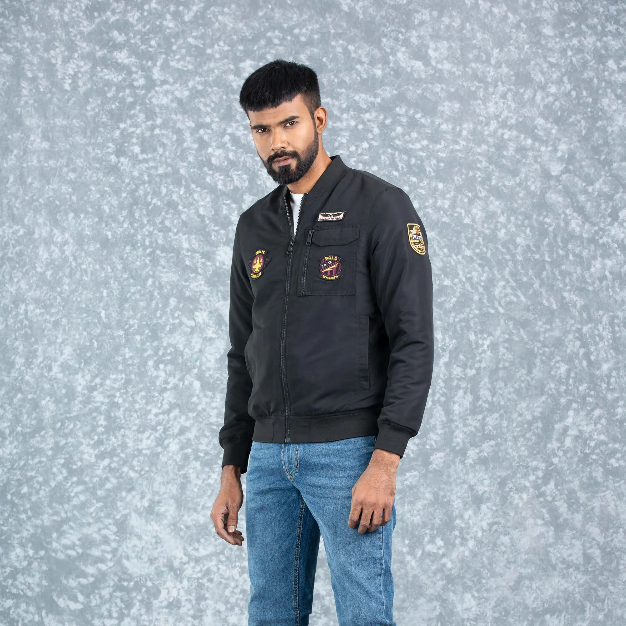 Mens Bomber- Black