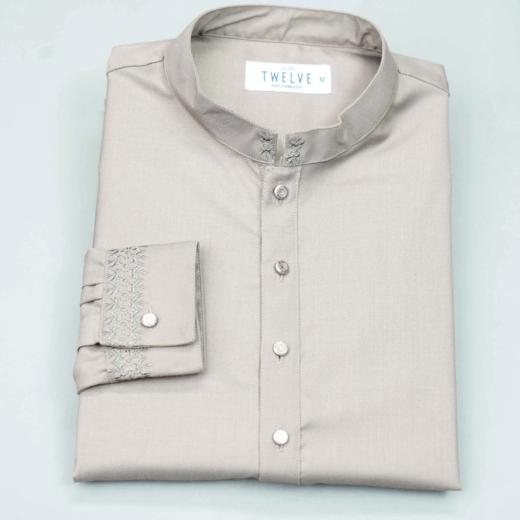 Mens Premium Panjabi- Grey