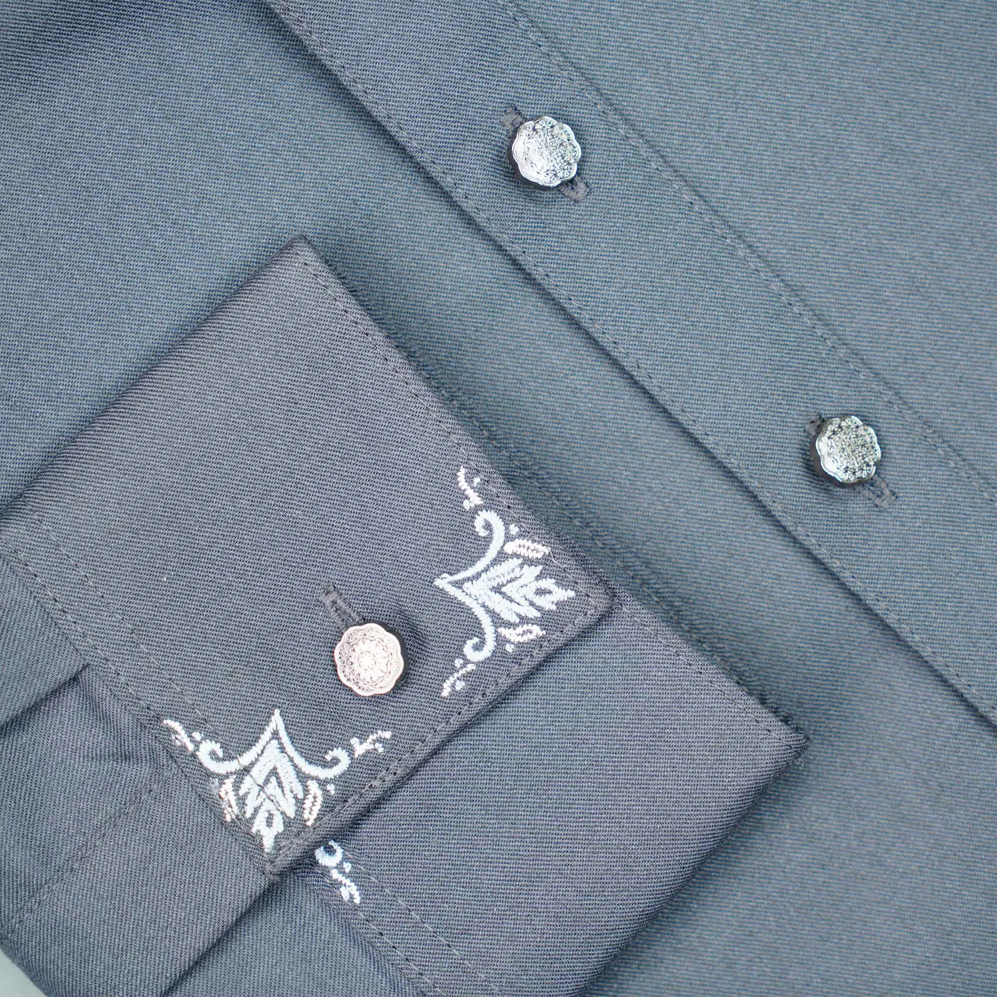 Mens Premium Panjabi- Iron Gray