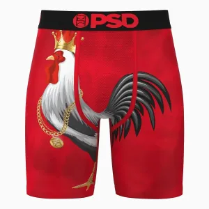 Men's Red Cocky Brief Boxer
