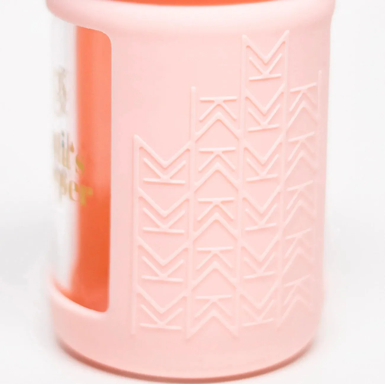 Mila's Keeper Glass Breast Milk Storage Bottles - Wide - Pink Sands