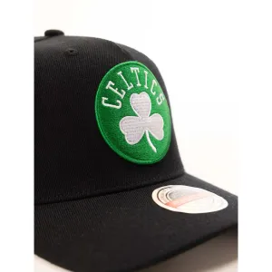 Mitchell & Ness Team Logo 5 Panel Classic Red Snapback - Boston Celtics