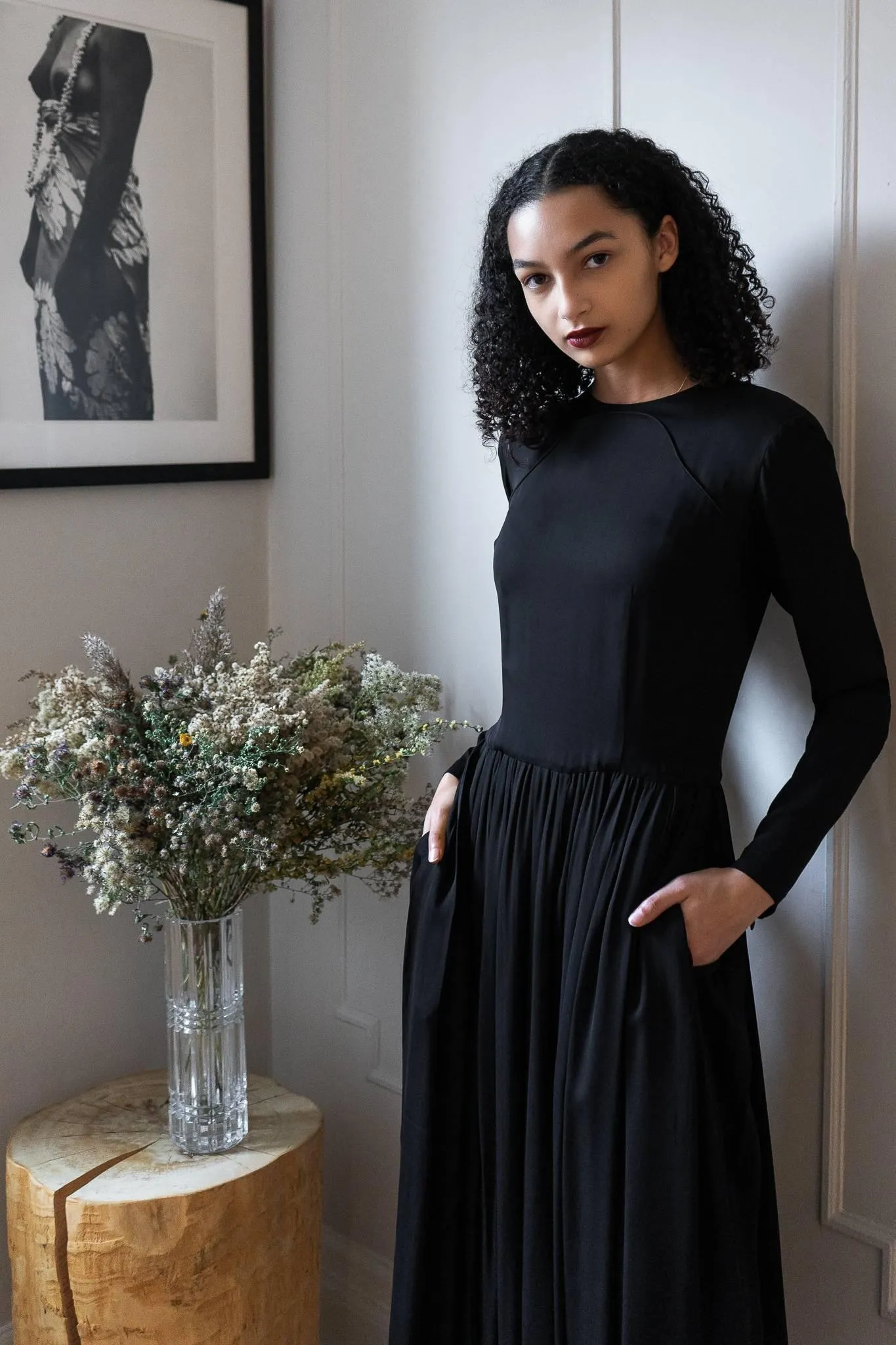MODEL 18 - ORANE - BLACK DRESS
